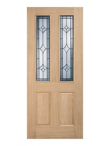 LPD Salisbury Oak Part L Glazed External Door
