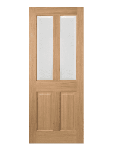 LPD Oak Richmond 2 Light Internal Glazed Door - Metric