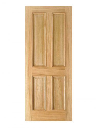 LPD Oak Regency 4-Panel RM2S FD30 Fire Door
