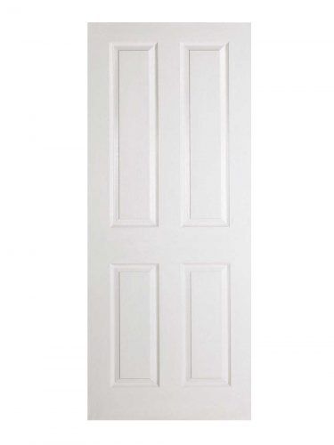 LPD White Moulded Textured 4-Panel FD30 Fire Door