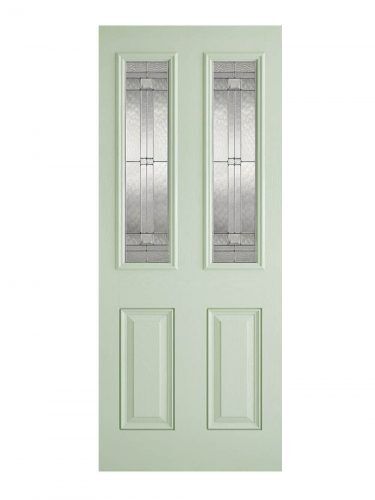 LPD GRP Malton Green External Glazed Door 2L