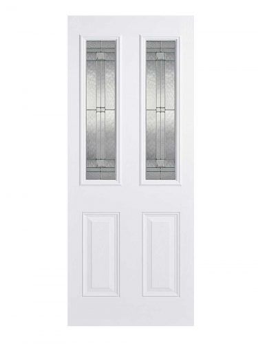 LPD GRP Malton White External Glazed Door 2L
