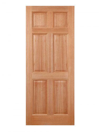 LPD Hardwood Colonial 6-Panel Dowelled External Door