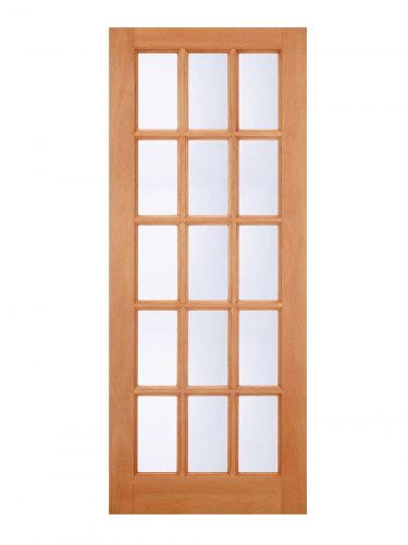 LPD Hardwood SA 15L M&T Clear Glazed External Door