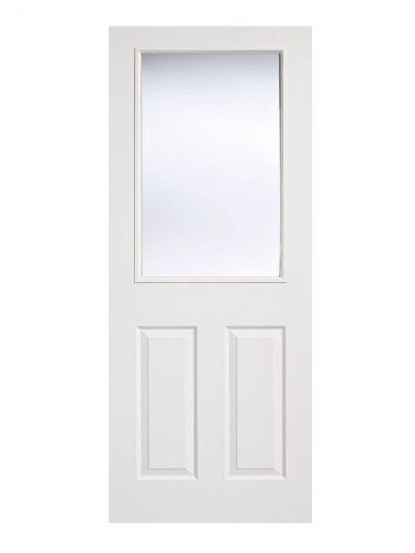 LPD White Moulded Internal Glazed Door 2-Panel 1L