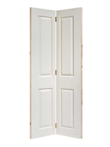 LPD White Moulded Textured 4-Panel Bi-Fold Internal Door