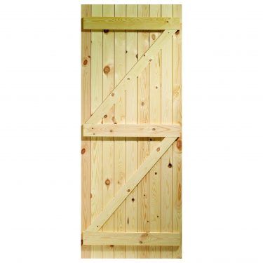 XL Joinery Ledged & Braced External Pine Gate or Shed Door