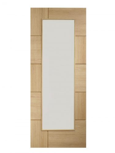 XL Joinery Ravenna Pre-Finished Oak Clear Internal Glazed Door