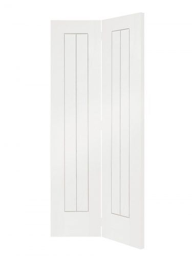 XL Joinery Suffolk White Primed Bi-Fold Internal Door