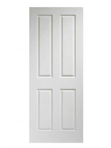 XL Joinery Victorian 4 Panel Pre-Finished White Moulded Internal Door