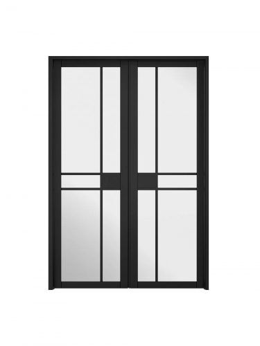 LPD Room Divider Black Greenwich W4 Internal Glazed Doorset