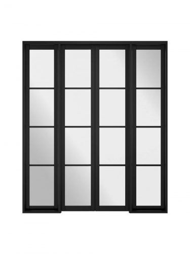 LPD Room Divider Black Soho W8 Internal Glazed Doorset