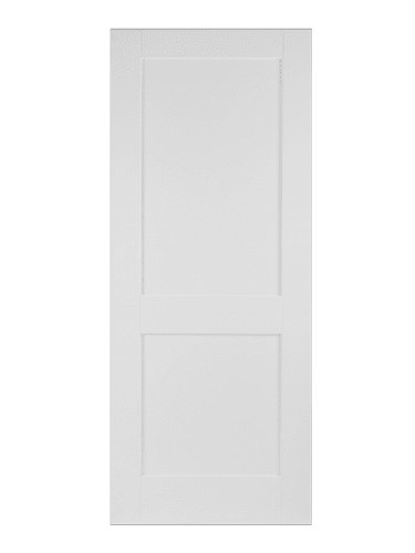 Mendes Deluxe White Primed 2 Panel Shaker FD30 Fire Door