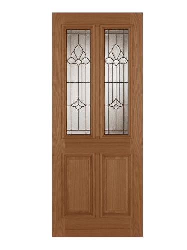 Mendes Derby Chameleon RM1S Oak Triple Glazed External Door